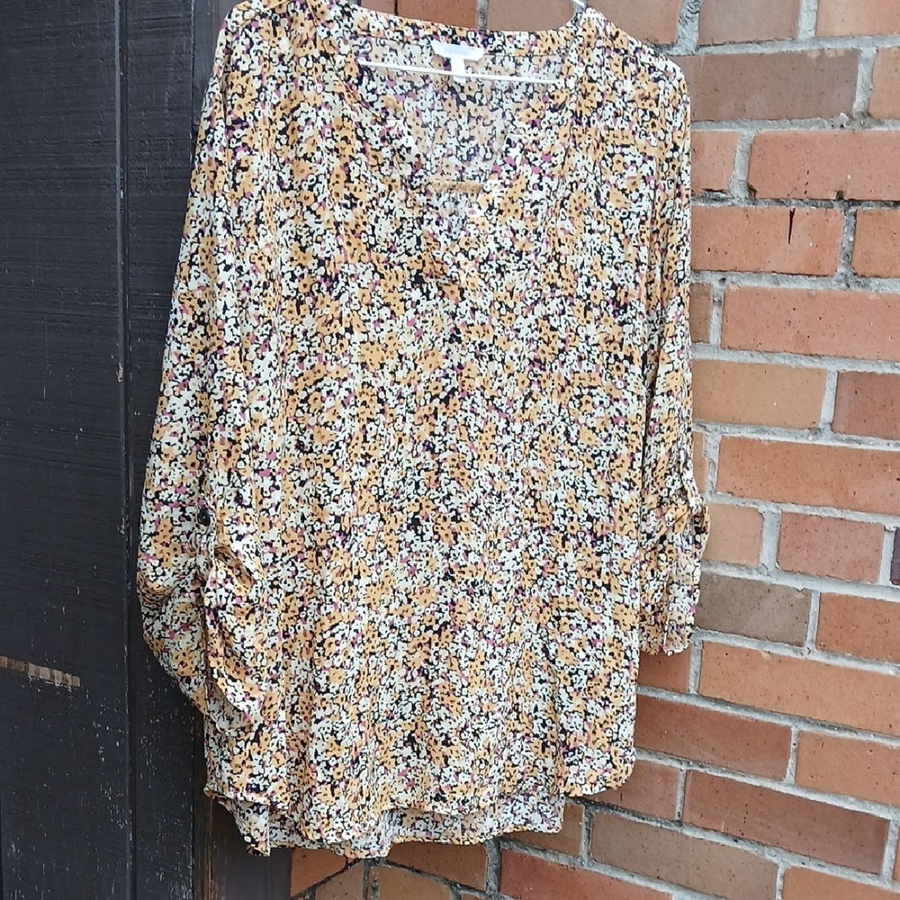 Maurices Multicolor Floral Blouse